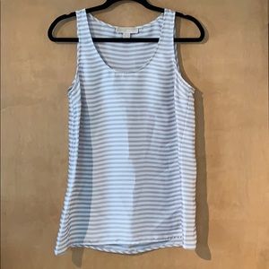 MICHAEL KORS Silver and White Tank